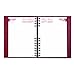 Brownline 2018 CoilPro Daily Journal, Untimed, Bright Red, 8.25 x 5.75 inches (CB389C.Red-18)