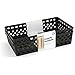 Officemate OIC Achieva Large Supply Basket, Pack of 2, Recycled, Black (26202)