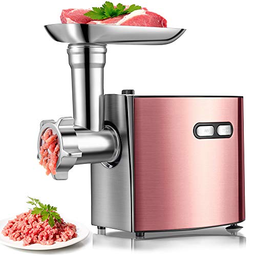 CHEFFANO Meat Grinder, Meat Grinder Electric, Sausage Stuff, 300W[2600W