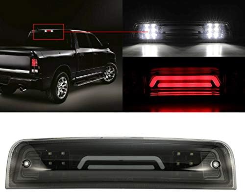 Lorjoyx Replacement For 2009-2017 Dodge Ram 1500 2500 3500 Rear 3rd Tail Brake LED Light Cargo Lamp 55372082AE 55372082AF