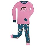 LazyOne Girls Pasture Bedtime Kids PJ Set Long Sleeve