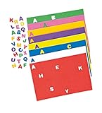 Baker Ross Self Adhesive Foam Uppercase Alphabet Stickers (Pack of 600) Puffy Scrapbook Stickers in Fun Foam Shapes