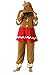 6442-XL FollowMe Adult Onesie / Womens Pajamas, X-Large, Gingerbread Girl