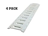 Abn E Track Rail - 2ft Horizontal E-Track Trailer Tie Down Rails Steel Etrack Rail E Track System, 4 Pack