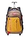 AOKING 20/22 Inch Water Resistant Travel School Business Rolling Wheeled Backpack with Laptop Compartment (Yellow, 22 Inch)