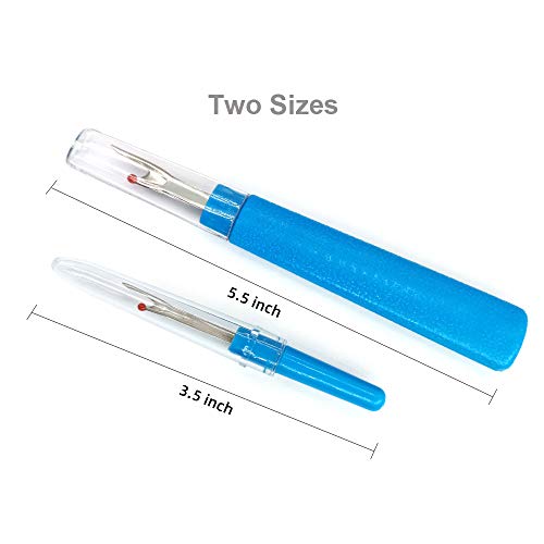 2PCS Seam Rippers, Sharp Sewing Seam Thread Remover Stitch Unpicker with Ergonomic Handles for Needle Work Patterns and Sewing Clothes