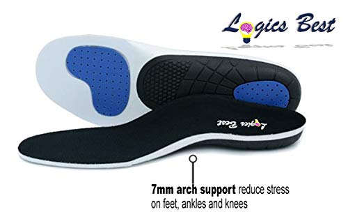 Pain Relief Insoles, Professional-Grade High Arch Orthotic Insert for Maximum Support, Unisex, Anti-Fatigue Technology Replacement Insole (US Mens 9.5-13 Womens 12+) Pain Relief Insoles, Professional-Grade High Arch Orthotic Insert for Maximum Support, Unisex, Anti-Fatigue Technology Replacement Insole (US Mens 9.5-13 Womens 12+)