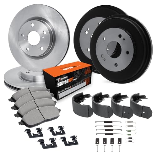 R1 Concepts Front and Rear Brake Kit Fits 1990-2002 Chevrolet Astro, GMC Safari…