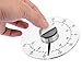 GuDoQi Indoor Outdoor Window Thermometer, No Battery Required, Transparent Dial, Weather Thermometer, Accurate Readings for Home, Office, Patio