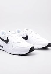 Nike Men's Air Max Sc Sneaker, White/Black/White, 8