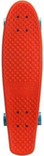 Carbon Steel High Impact Flex Checker Board Grip Pattern Orange Skateboard