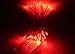 Karlling Battery Operated Fairy Lights, 13ft Durable Short Clear Wire LED Twinkle String Lights for Christmas, Valentine’s Day, Halloween,Weddings, Parties, and Indoor/Outdoor Decor(Red)