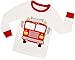 Boys Fire Truck Pajamas Children Christmas Clothes Kids Pjs Pants Set