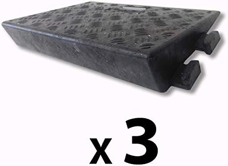 Traffic Safety Products 5051124416050 Pack of 3 Kerb RAMPS, Set of 3