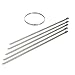 AURELIO TECH 50ft Fiberglass roll Black Racing Exhaust Header Pipe Wrap Tape Ties Combo KIT