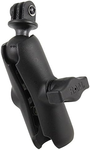 RAM-B-202-GOP1-201U RAM Double Socket Arm with Custom GoPro Hero Camera Adapter