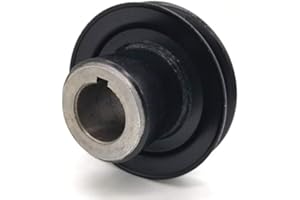 Phoenix Mfg. 3-3/4 Inch Dia 1 1/8 Inch Bore Steel V-Groove Drive Pulley Replacement for Hustler 605675