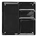 mDesign Square Plastic Office Desktop and Drawer Storage Organizer Tray Holder for Office Supplies, Gel Pens, Pencils, Markers, Tape, Erasers, Paperclips, Staplers - 2.25
