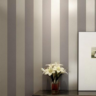 Amazon Co Jp モダンミニマリスト不織布壁紙リビングルームベッドルームテレビ壁壁紙 シンプルな横向き縦ストライプ壁紙 Bztim Uu133 Diy 工具 ガーデン
