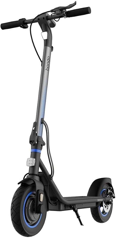 Trottinette Électrique Adulte Approuvée Bongo D20 XL Connected. Puissance Maximale 700W, Autonomie 40km, Roues de 10", Frein à Disque Arrière, Alliage d'Aluminium, App, Résistant à l'eau