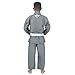 Elite Sports IBJJF Ultra Light BJJ Brazilian Jiu Jitsu Gi for Kids with Preshrunk Fabric and Free Belt, C2, Gray