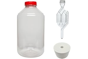 FASTRACK Vintage Shop - HOZQ8-1259 7 gal Fermonster Wide Mouth Carboy With #10 Drilled Stopper and Twin Bubble Airlock