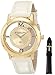 Stuhrling Original Women's 388L2.SET.02 Winchester Tiara Analog Swiss Quartz Champagne Leather Watch with Interchangeable Black Band