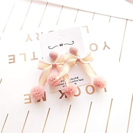 Amazon Co Jp Cosloli かわいい飾り ロリータピアス 少女 韓国ハンドメイド漫画ちょう結び糸ボール冬の女性ドロップイヤリングブラブライヤリングファッションジュエリー Accessories Jqd5 ホビー