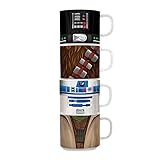 Vandor Star Wars 4 Piece Stacking Ceramic Mug Set (99106)