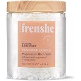 Being Frenshe Magnesium Bath Salts - Cashmere Vanilla - Infused with Essential Oils, Vitamin E & Dong Quai - 16 fl oz / 454 g