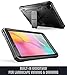 Galaxy Tab A 8.0 2019 (8.0 Inch) Rugged Case with Kickstand,SM-T290 SM-T295, Poetic Full Body Shockproof Cover, Built-in-Screen Protector, Revolution, for Samsung Galaxy Tab A 8.0 Inch (2019), Black