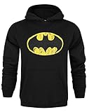 Official Batman Distressed Logo Men's Hoodie (L)