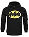 Official Batman Distressed Logo Men's Hoodie (M)
