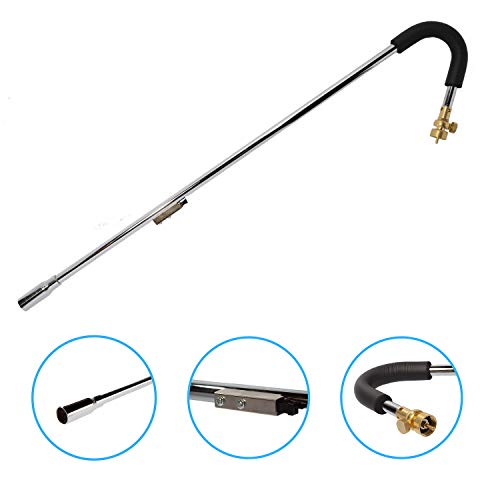 Houseables Weed Torches, Propane Burner Torch, Flame Weeder Cane