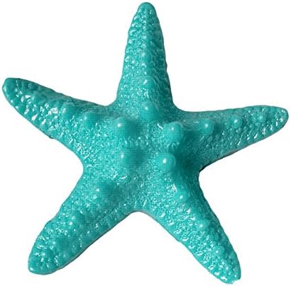 dezirZJjx Mini Micro Landscape,5Pcs Resin Starfish Ornament Beach Ocean Sea Star Home Wall Party Decoration - Lake Blue