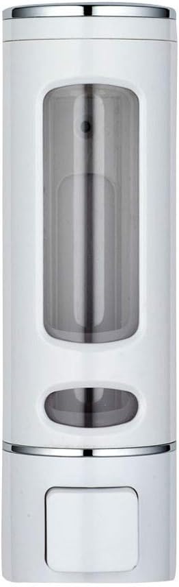 wvayoao Hand Soap Dispenser, 400ML Wall Mount Washing Lotion Soap Shampoo Hand Sanitizer Dispenser Suitable for Home Office School Hospital Hotel Restaurant (White)