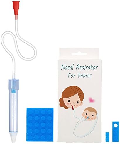 Baby Nasal Aspirator, Hospital Grade Infant Nose Snot Sucker for Newbow&amp;Toddler, Non-toxic, Cleanable(Comes with 24 Replacement Hygiene Filters)