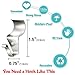 (16 Pack) Vinyl Siding Hooks for Hanging No-Hole Needed Heavy Duty Hanger Clips