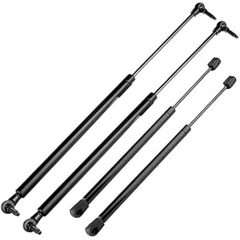 ECCPP 2pcs Liftgate and 2pcs Window Glass Lift Supports Struts for 2005-2008 Jeep Grand Cherokee