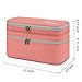 Gonex Travel Underwear Organizer,Large Compartment Bra Travel Organizer Bag Ultralight Bra Packing Cube for Underwear Bras Cosmetics Accessories Coral