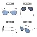 MT.MIT Classic Retro Aviator Style Polarized Sunglasses 100% UV Protection