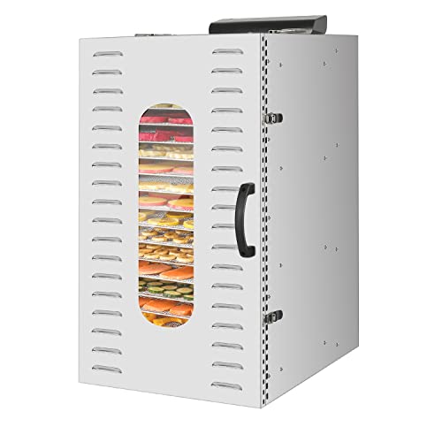 Commercial Food Dehydrators for Food and Jerky 20 Layers Stainless