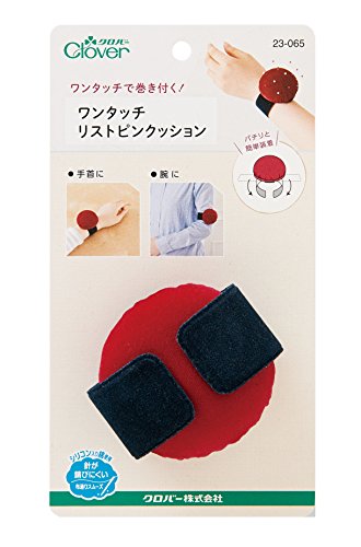 Clover one-touch wrist pin cushion red <23-065> (japan import)