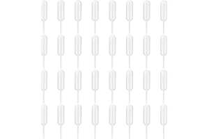 KoberrLi 4ml Dessert Pipettes 80PCS Plastic Squeeze Transfer Pipettes Dropper Liquid Injector for Cupcake Strawberries