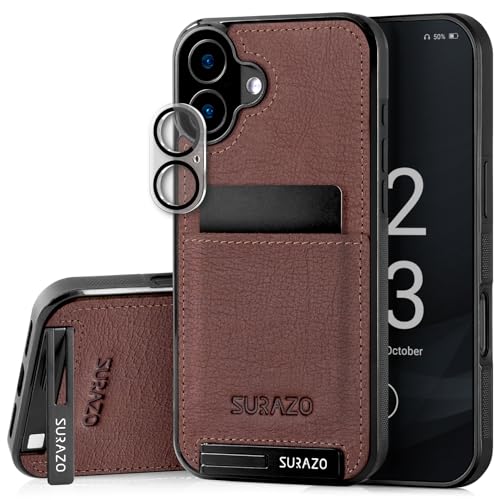 SURAZO Custodia posteriore in vera pelle per Apple iPhone... en promo sur Amazon