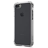 Spigen Crystal Shell iPhone 7 Case with Clear back panel and Reinforced Corners on TPU bumper for iPhone 7 2016 - Dark Crystal