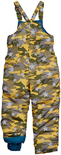 Wippette Boys' 2-Piece Heavyweight Snowsuit with Puffer Jacket and Snow Bib Pants, Size 4, Olive Camo