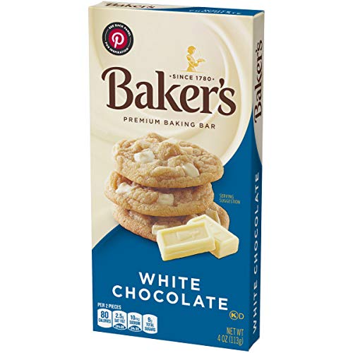 Baker's Premium White Chocolate, Baking Chocolate Bar, 4.0 Ounce