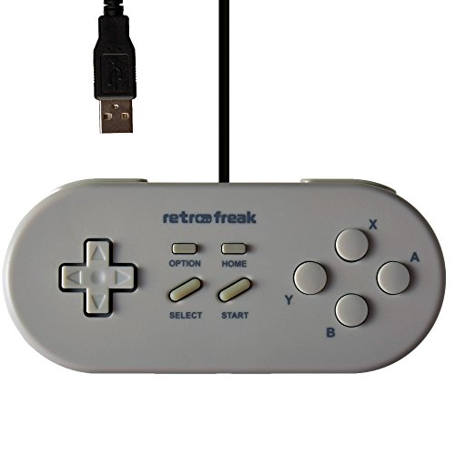 Mcbazel Cyber Gadget USB Classic Gamepad Controller for PC Retro Freak Console Grey Mcbazel Cyber Gadget USB Classic Gamepad Controller for PC Retro Freak Console Grey