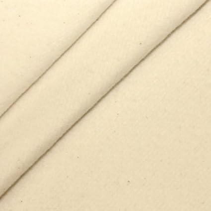 B1 Bühnen - Molton Stoff Meterware Breite 300cm Roh-Weiss / natur